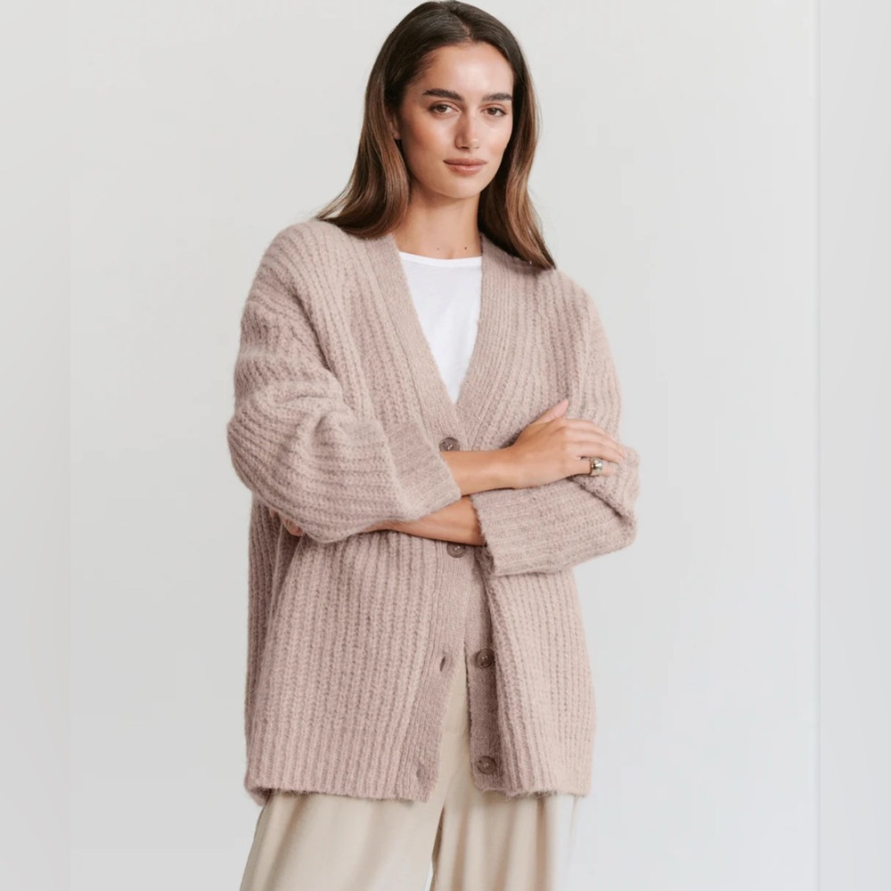 Jenni Kayne NWOT Cocoon Cardigan in Taupe